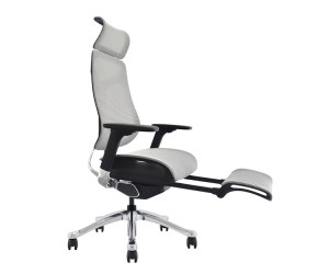 Imove Mesh Ergonomic Office Chair With Footrest Grey